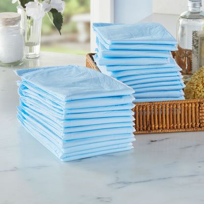 McKesson Classic Disposable Underpad 17 X 24 Inch Fluff / Polymer Light Absorbency (884218_CS)