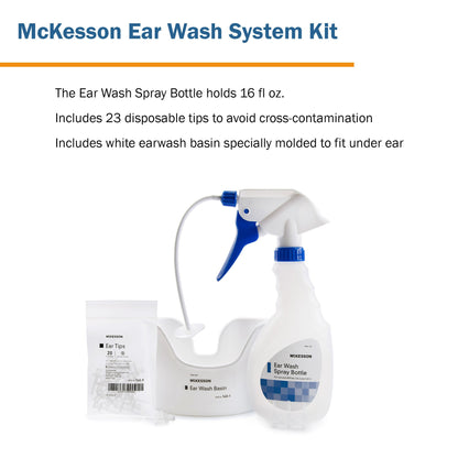 McKesson Ear Wash System Disposable Tip Blue / White (1068691_CS)