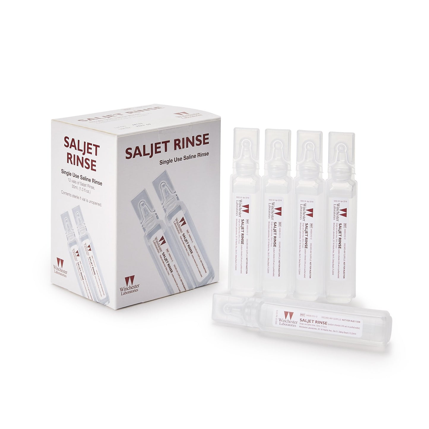 Saljet® Irrigation Solution 0.9% Sodium Chloride, Preservative Free Not for Injection Unit Dose Vial 30 mL (1070988_EA)