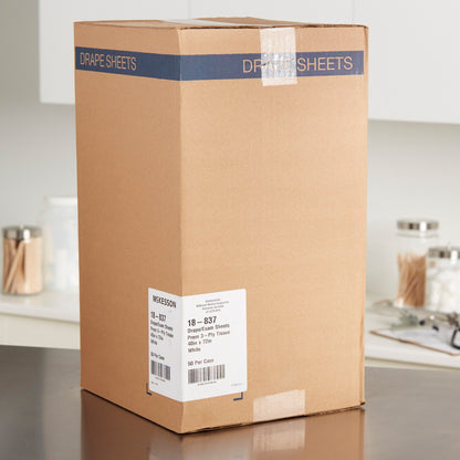 McKesson General Purpose Drape Physical Exam Drape 40 W X 72 L Inch NonSterile (145371_CS)