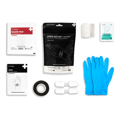 My Medic™ MED PACKS ZZIPS Cut Kit First Aid Kit Plastic Pouch (1207747_EA)
