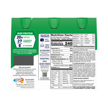 Boost® High Protein Oral Supplement Creamy Strawberry Flavor Liquid 8 oz. Bottle (1178448_CS)