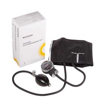 McKesson LUMEON™ Aneroid Sphygmomanometer Unit Adult Cuff Nylon Cuff 23 - 40 cm Pocket Aneroid (803186_BX)