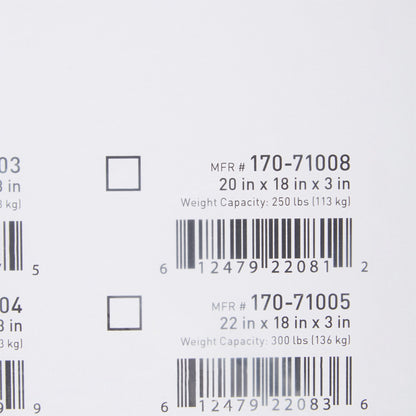 McKesson Seat Cushion 20 W X 18 L X 3 D Inch Polyurethane (1065584_CS)