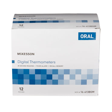 McKesson Digital Stick Thermometer Oral Probe Handheld (793284_EA)