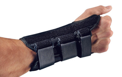 ProCare® ComfortFORM™ Wrist Brace Aluminum / Foam / Spandex / Plastic Right Hand Black 2X-Small (697874_EA)