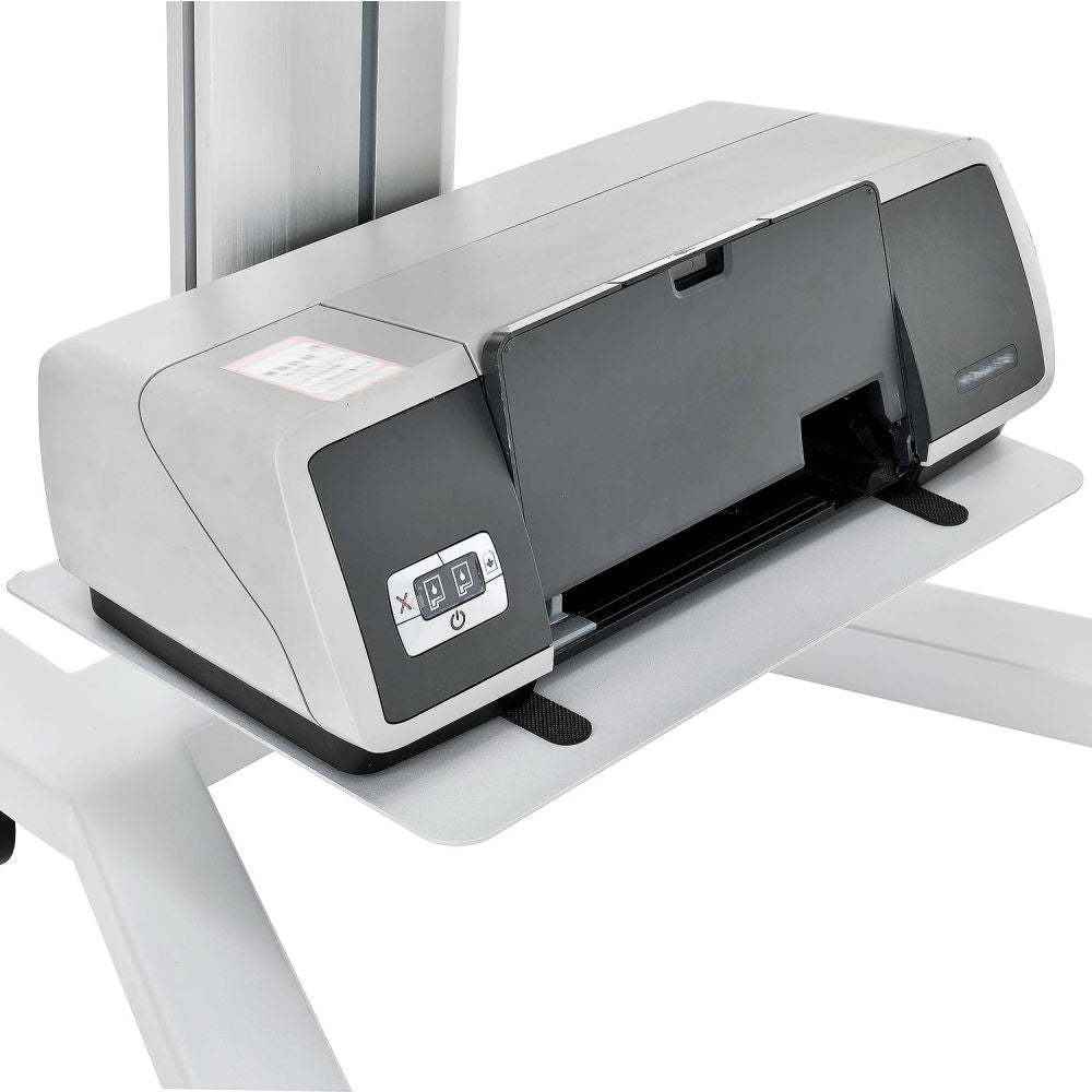 Global Industrial Printer Shelf For Mobile Height Adjustable Laptop Workstations (WB670066)