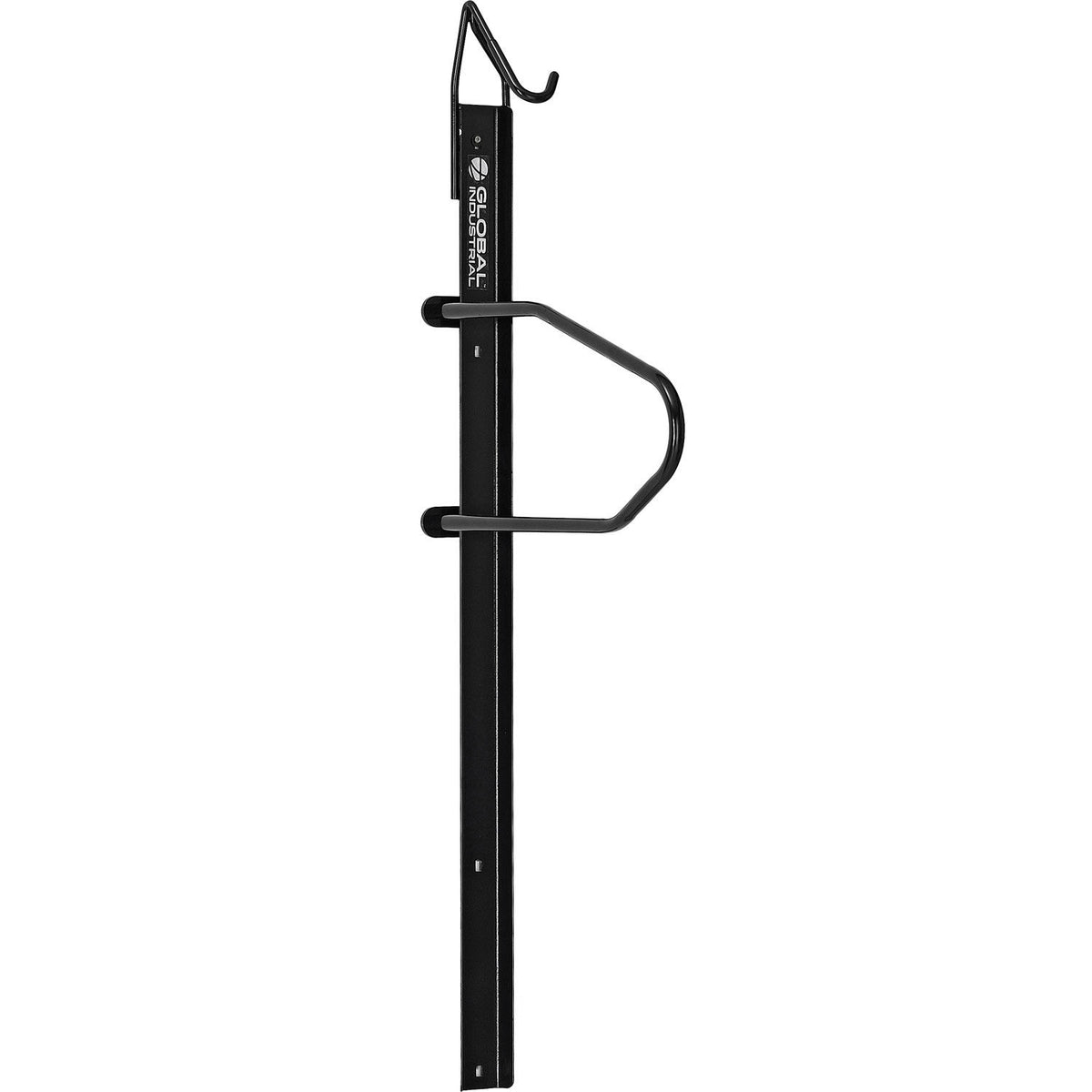 Global Industrial Indoor Vertical Bike Rack Mount, Lockable, 1 Bike Capacity, Black (WB670509)