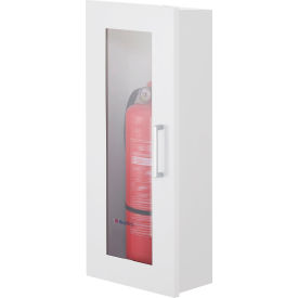 Global Industrial Fire Extinguisher Cabinet, Surface Mount, Fits 10 Lbs. (WB670598)
