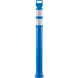 Global Industrial Reflective Delineator Post, 49"H, Blue (WB670604)