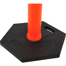 Global Industrial Rubber Base For Delineator Post, Hexagonal (WB670607)