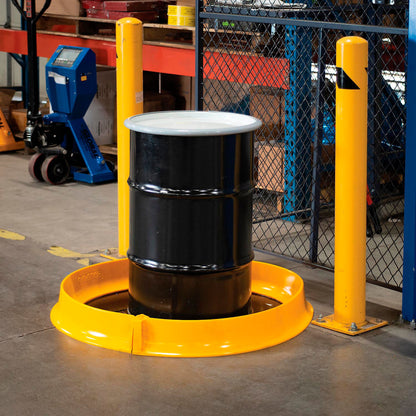 Global Industrial High Profile Connectable Spill Berm, 5'L x 4"W x 4-1/2"H (WB670613)