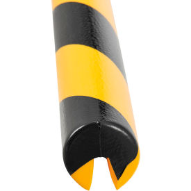 Global Industrial Edge Bumper Guard, Type B, 39-3/8"L, Black/Yellow (WB670670)