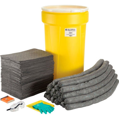 Global Industrial Universal Spill Drum Kit, 55 Gallon (WB670675)
