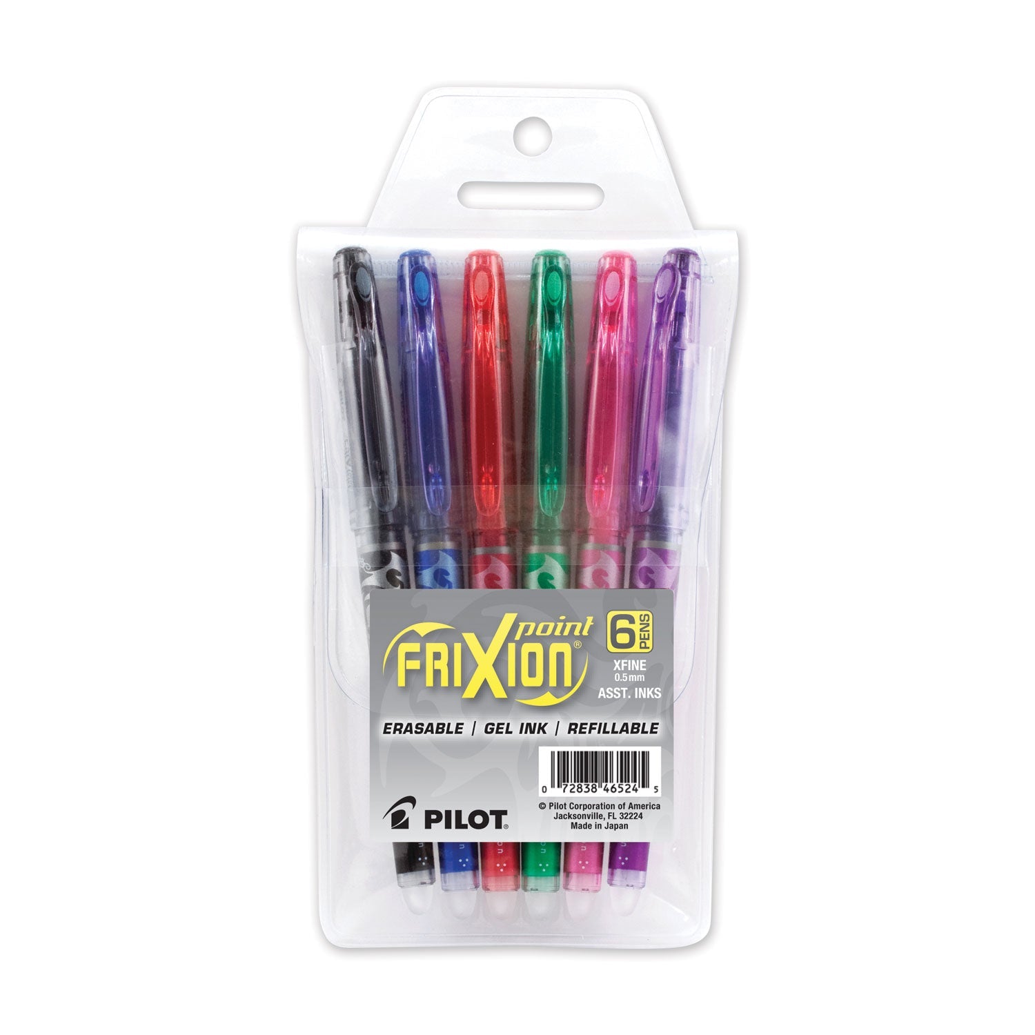 pilot-r-frixion-ball-erasable-gel-pen-stick-extra-fine-0-5-mm-assorted-ink-and-barrel-colors-6-pack-pil46524_1