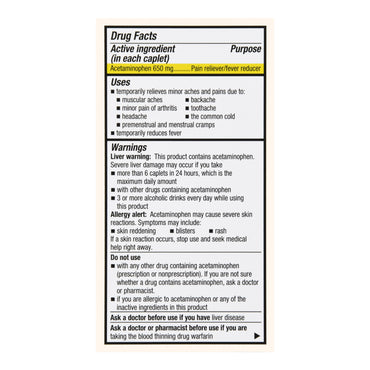 Foster & Thrive™ Pain Relief 650 mg Strength Acetaminophen Capsule 100 Per Bottle (1238931_BT)