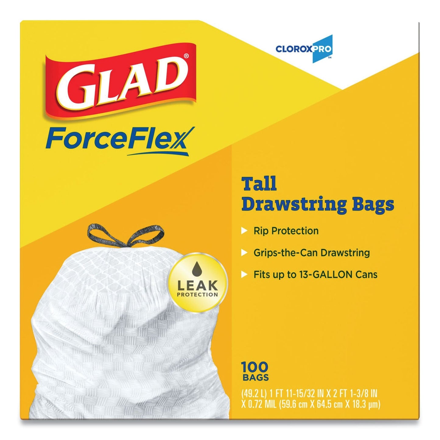 glad-forceflex-tall-kitchen-drawstring-trash-bags-13-gal-24-x-27-3-8-95-mil-100-box-white-num-clo78526bx_2