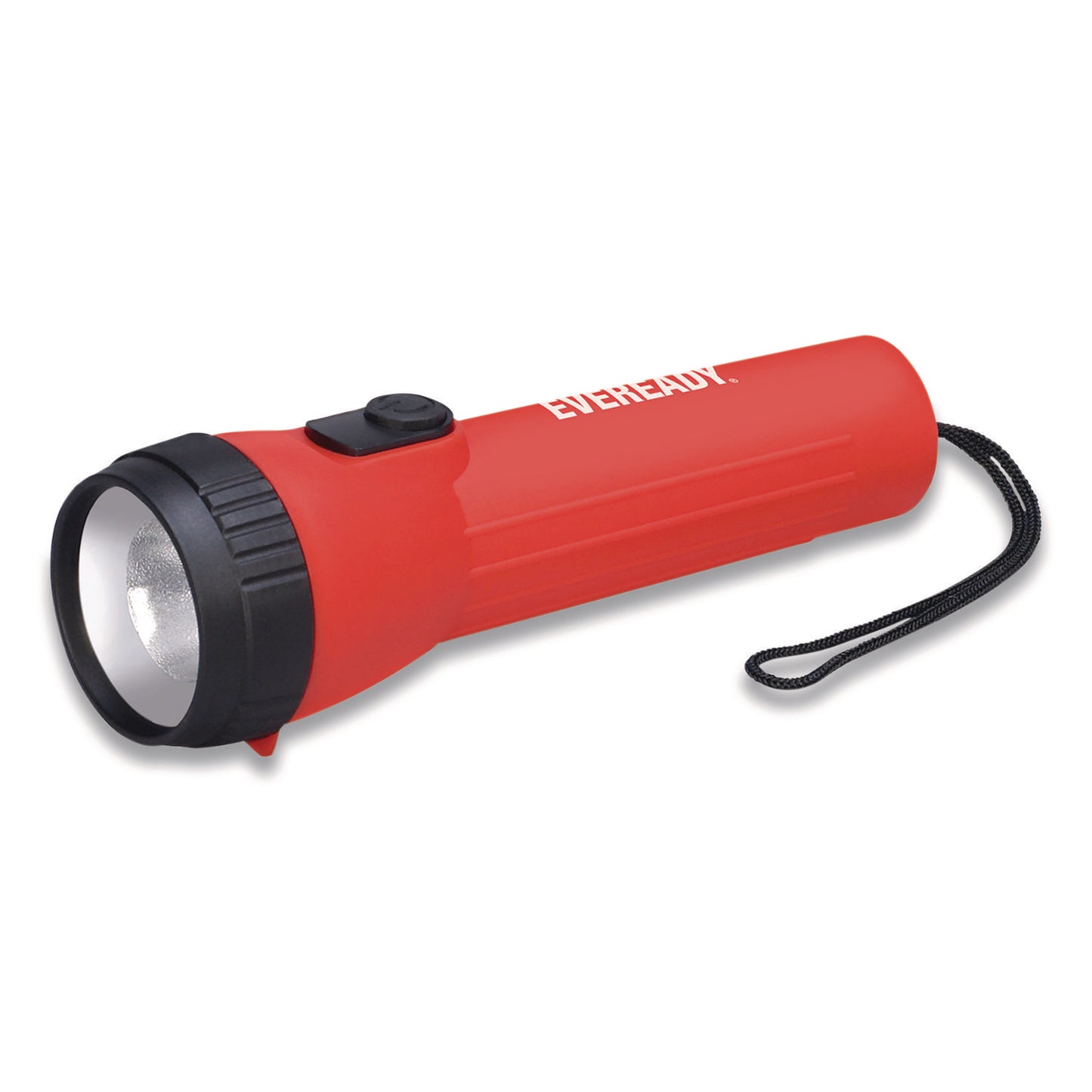 Eveready® Industrial General Purpose LED Flashlight, 2 D Batteries (Sold Separately), Red (EVEL25IN)