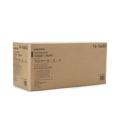 McKesson Procedure Underpad 12 W X 17 L Inch Blue NonSterile (875402_BG)