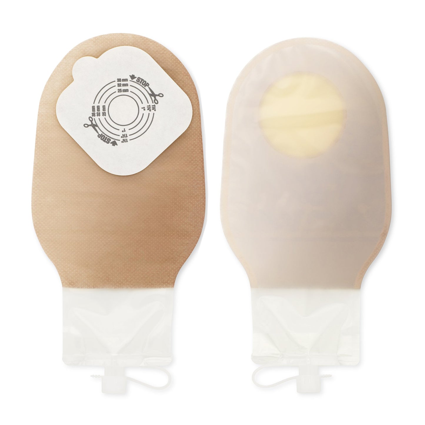 Pouchkins™ Urostomy Pouch One-Piece System 8-3/4 Inch Length Trim To Fit 38 mm Stoma (569771_EA)