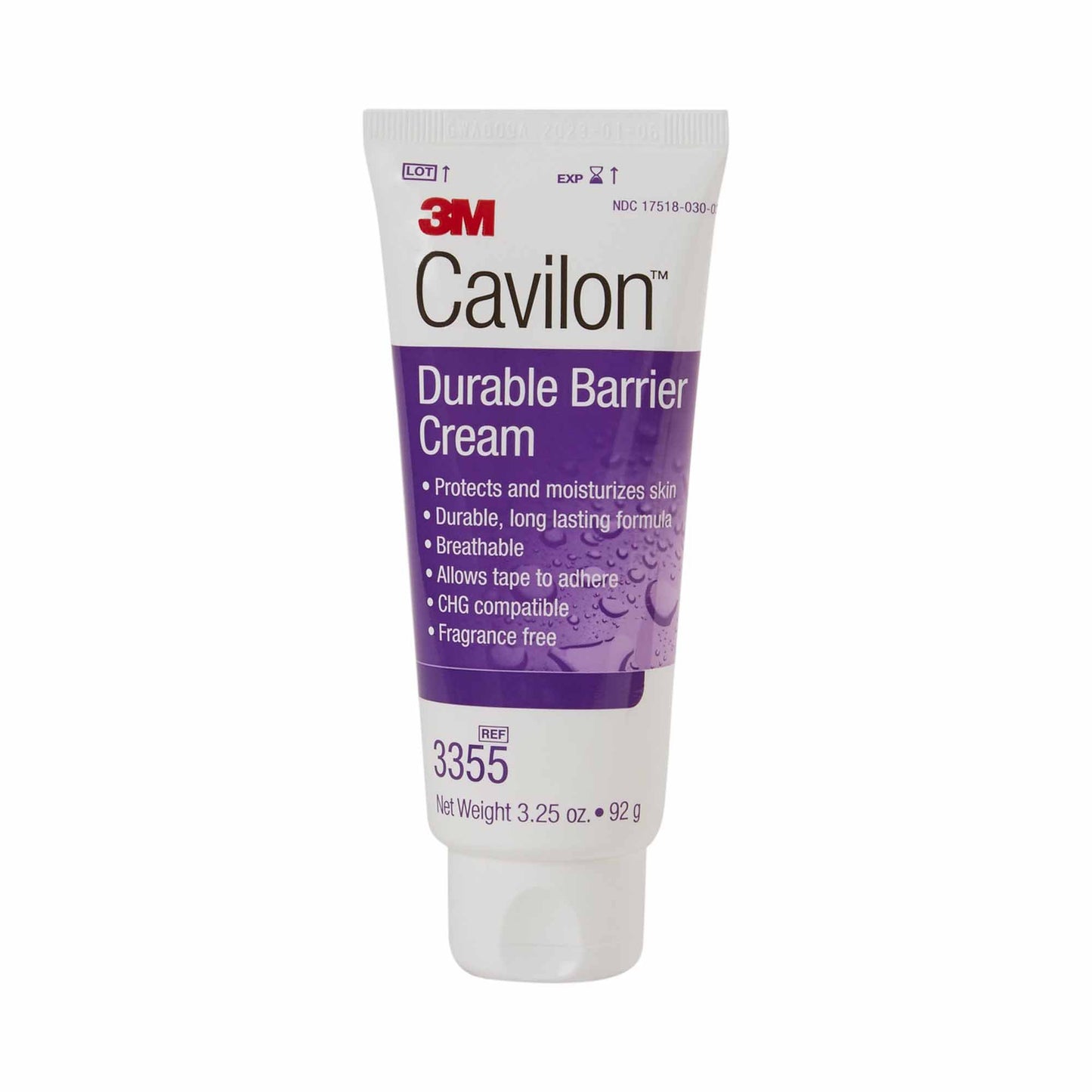 3M™ Cavilon™ Skin Protectant 3.25 oz. Tube Unscented Cream CHG Compatible (806588_CS)