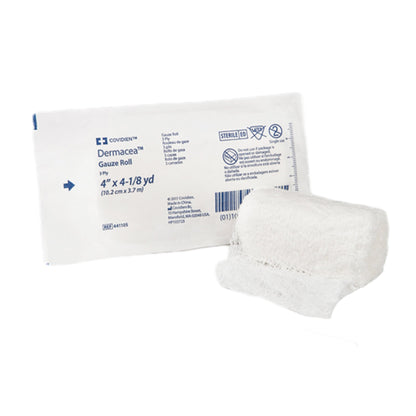 Dermacea™ Fluff Bandage Roll 4 Inch X 4-1/8 Yard 3-Ply Sterile 1 per Pouch (529114_RL)