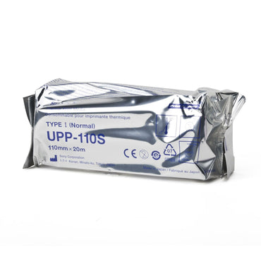 Sony® Ultrasound Video Paper Roll Black and White Standard Without Grid (1216161_BX)