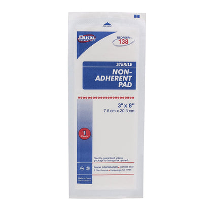Dukal™ Non-Adherent Dressing 3 X 8 Inch Sterile 1 per Pack (663557_PK)
