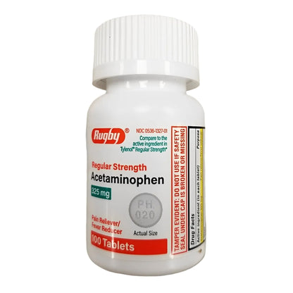 Major Pharmaceuticals Pain Relief 325 mg Strength Acetaminophen Tablet 100 per Bottle (1192495_BT)