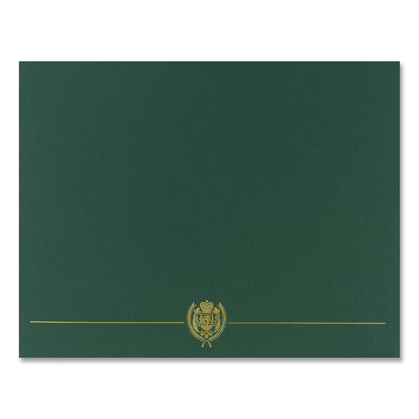Great Papers!® Classic Crest Certificate Covers, 9.38 x 12, Hunter, 5/Pack (GRP903118)