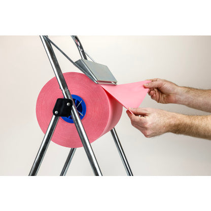 TASKBrand® Industrial Floor Jumbo Roll Dispenser, Silver, 35.43" x 17.72" (HOS680690)