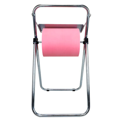 TASKBrand® Industrial Floor Jumbo Roll Dispenser, Silver, 35.43" x 17.72" (HOS680690)