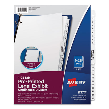 avery-preprinted-legal-exhibit-side-tab-index-dividers-num-ave11370_1