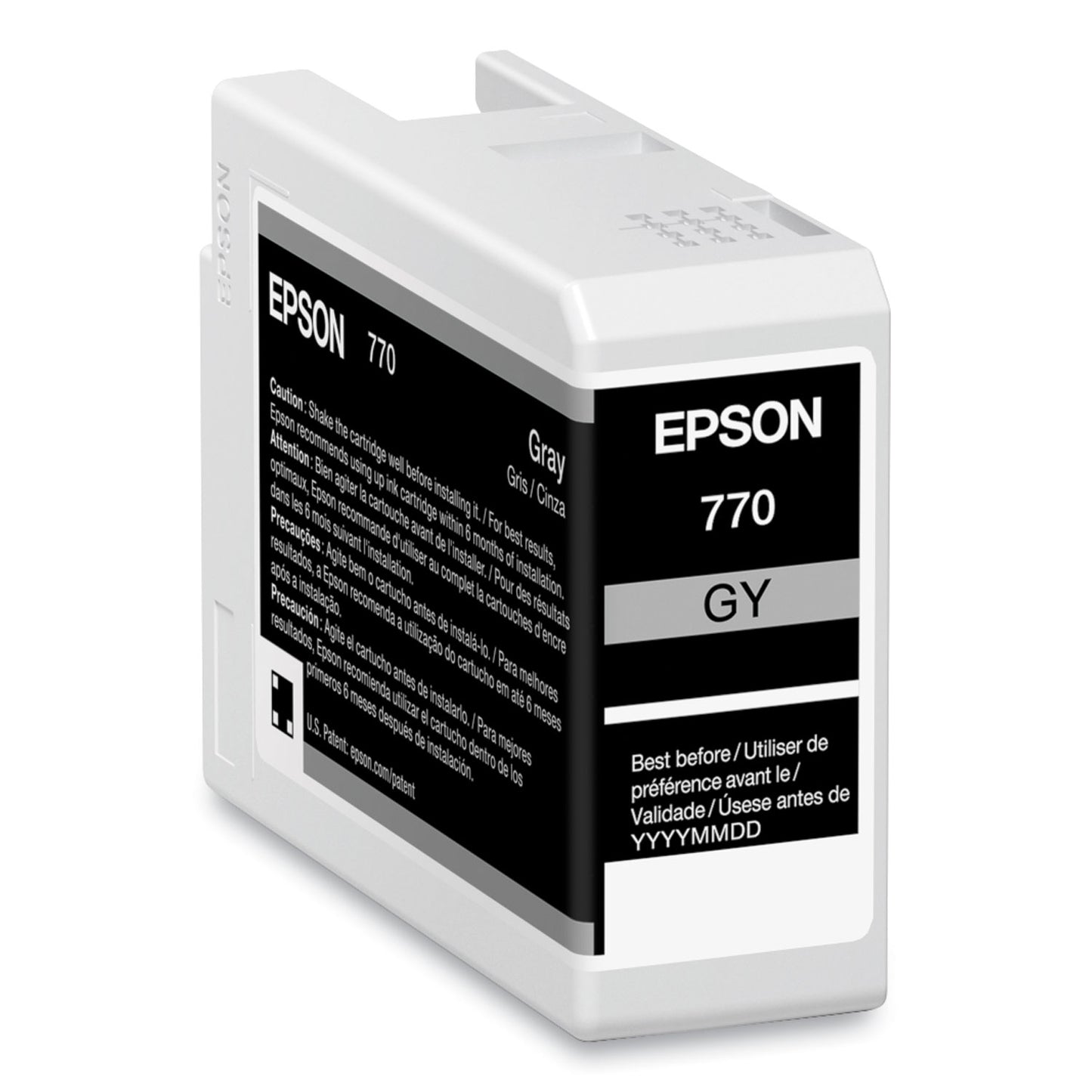 Epson® T770720 (T770) UltraChrome PRO10 Ink, 25 mL, Gray (EPST770720)
