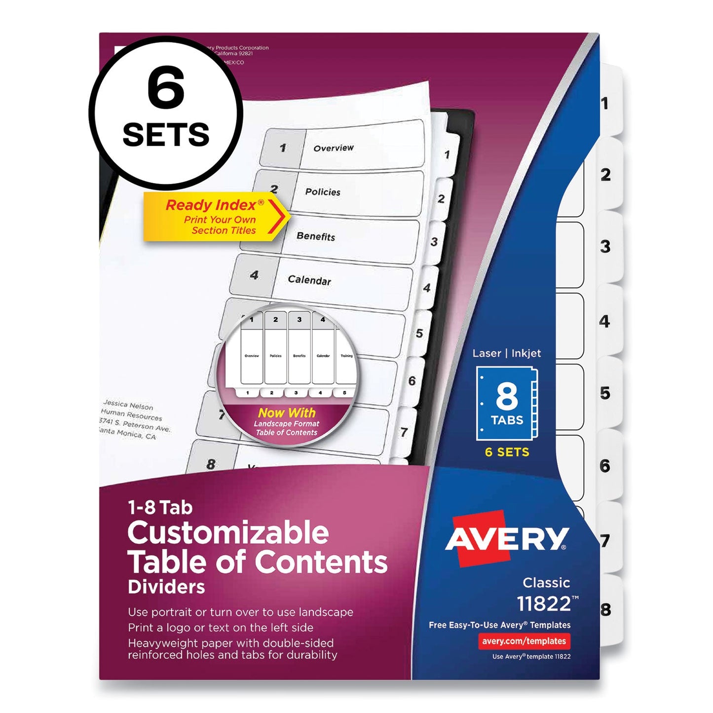 avery-customizable-table-of-contents-ready-index-black-and-white-dividers-num-ave24401355_1