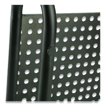 Mind Reader Metal Monitor Stand Riser for Computer, 14.88" x 11.33" x 4.21", Black, Supports 44 lbs (EMS2METMONSTBLK)
