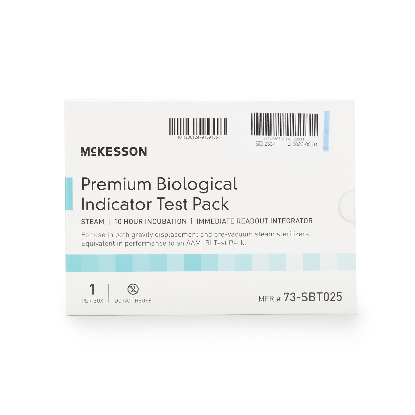 McKesson Sterilization Biological Indicator Pack Steam (524875_CS)