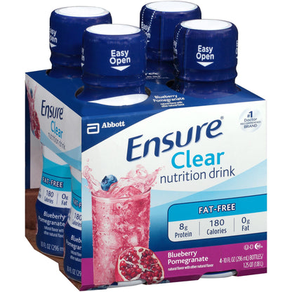 Ensure® Clear Oral Supplement Blueberry Pomegranate Flavor Liquid 10 oz. Bottle (853984_CS)