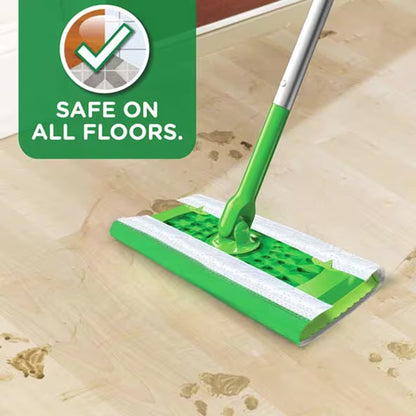 Swiffer® Wet Saturated Wet Mop Pad Bound Edge White Cloth Disposable (1260306_CT)