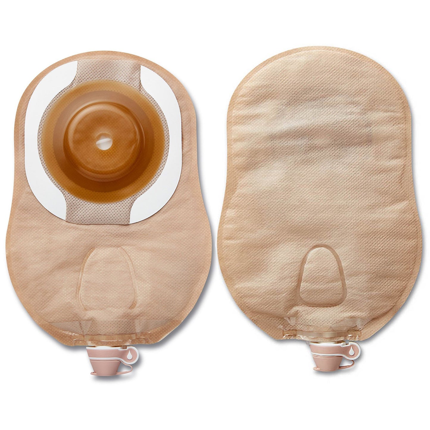 Premier™ Urostomy Pouch One-Piece System 9 Inch Length Flat, Pre-Cut 1 Inch Stoma Drainable (1060179_BX)