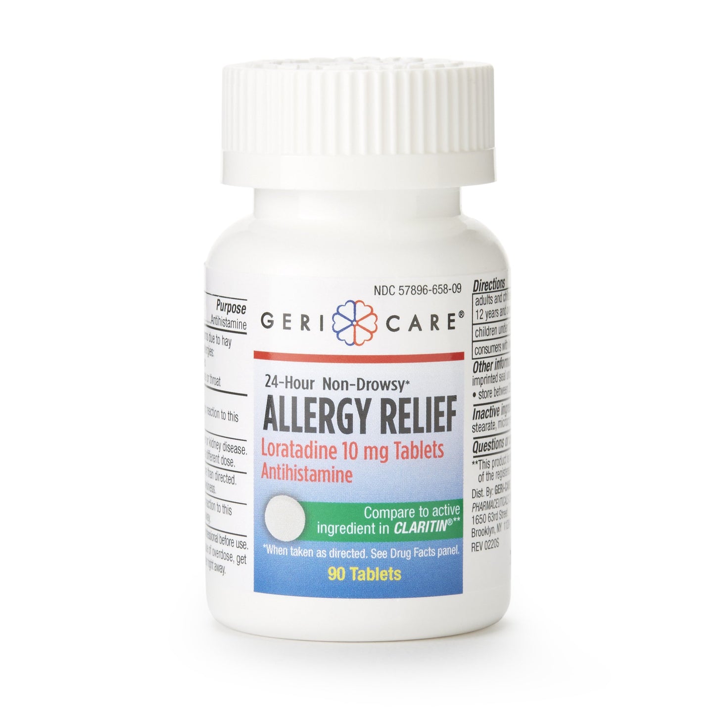 Geri-Care® Allergy Relief 10 mg Strength Tablet 90 per Bottle (689195_BT)