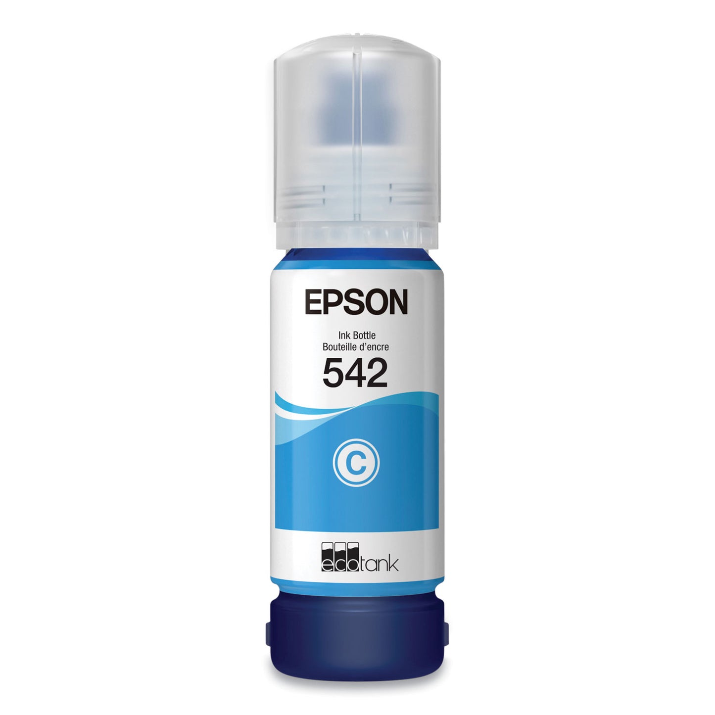 Epson® T542220-S (T542) DURABrite EcoFit Ultra High-Capacity Ink, 6,000 Page-Yield, Cyan (EPST542220S)