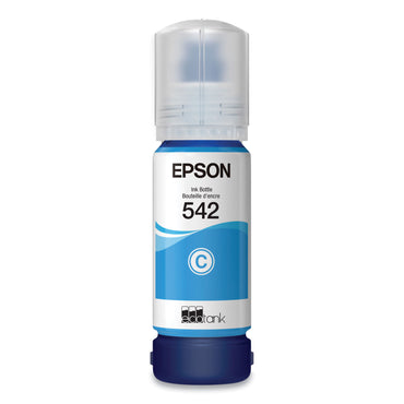 Epson® T542220-S (T542) DURABrite EcoFit Ultra High-Capacity Ink, 6,000 Page-Yield, Cyan (EPST542220S)