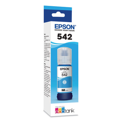 Epson® T542220-S (T542) DURABrite EcoFit Ultra High-Capacity Ink, 6,000 Page-Yield, Cyan (EPST542220S)