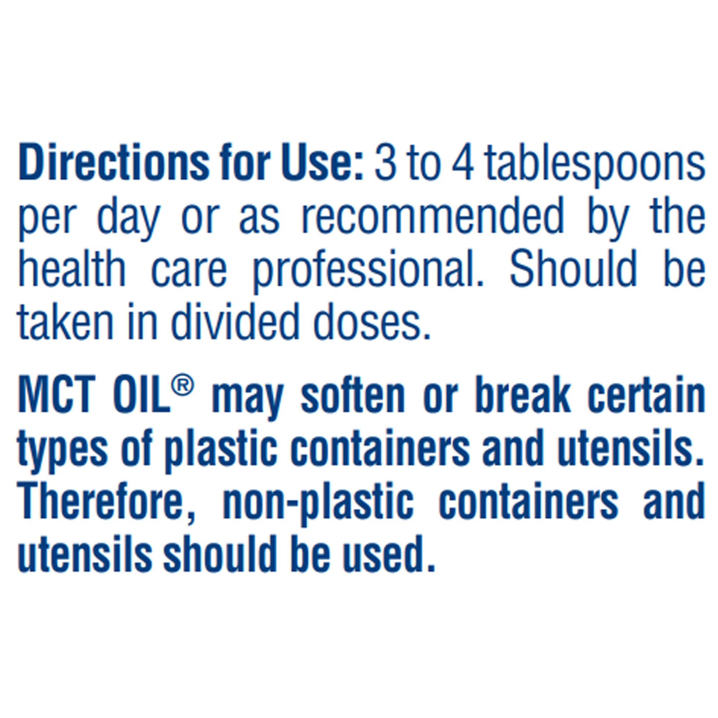 MCT Oil® Oral Supplement Unflavored Liquid 32 oz. Bottle (331681_CS)