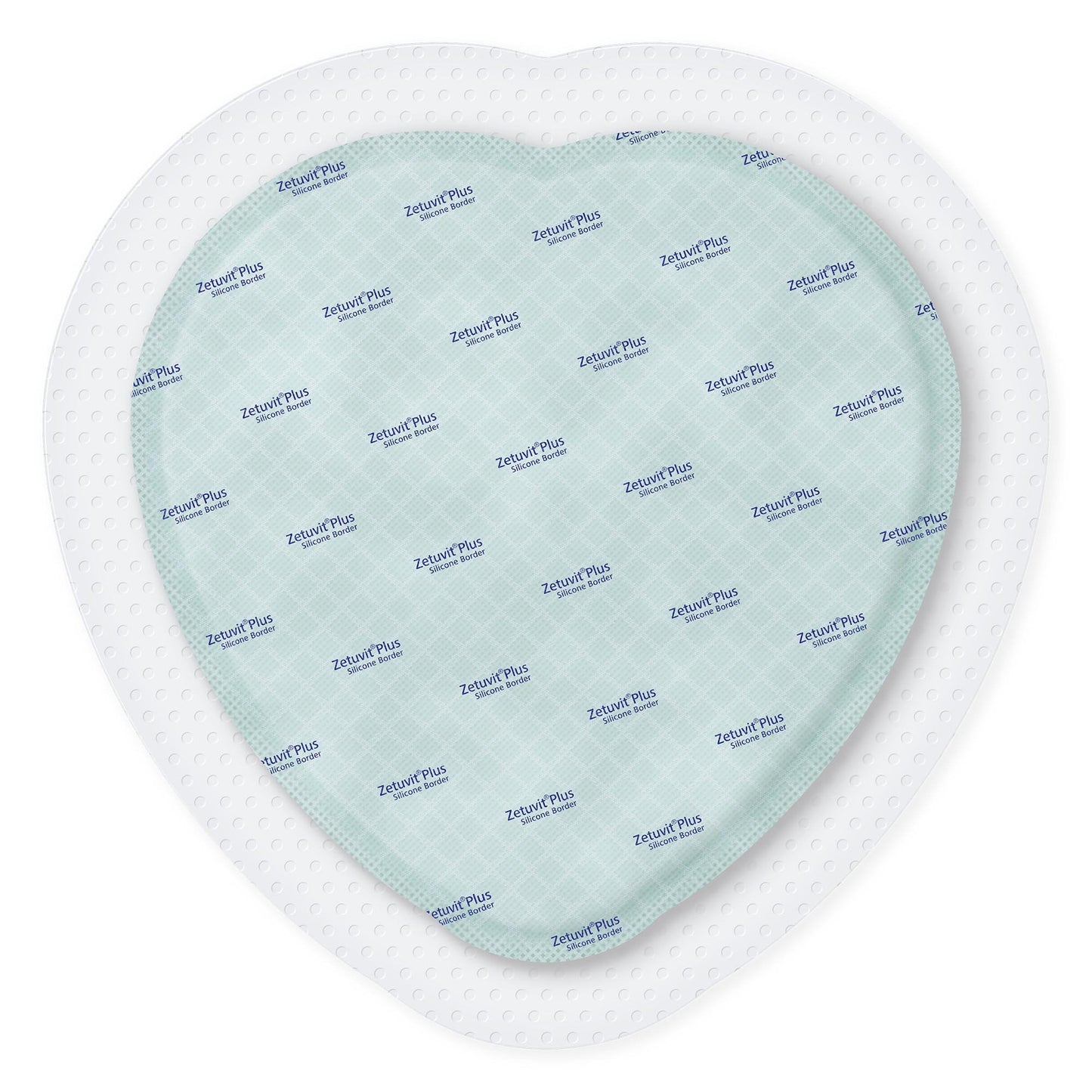 Zetuvit® Plus Silicone Border Super Absorbent Dressing Silicone Adhesive 9 X 9 Inch Sacral (1235832_BX)