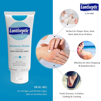 Lantiseptic® Moisture Shield Skin Protectant 14.2 Gram Individual Packet Lanolin Scent Ointment (310810_CS)