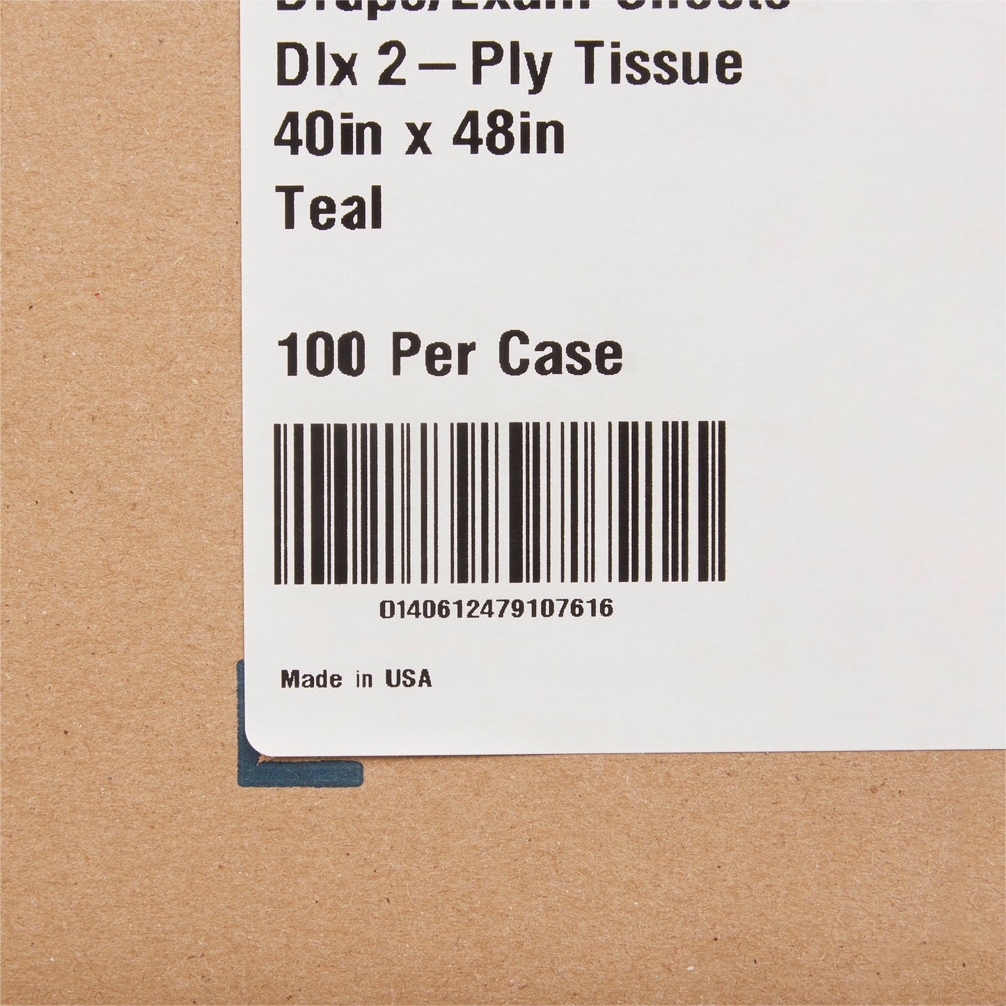 McKesson General Purpose Drape Physical Exam Drape 40 W X 48 L Inch NonSterile (224224_CS)