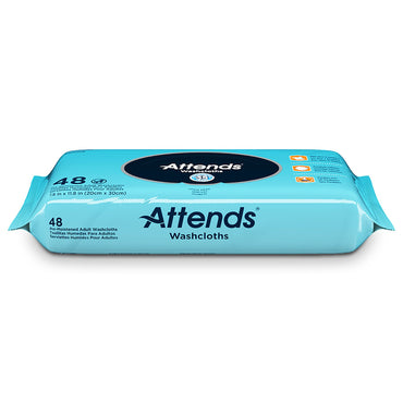 Attends® Personal Cleansing Wipe Soft Pack Unscented 48 Count (840137_CS)