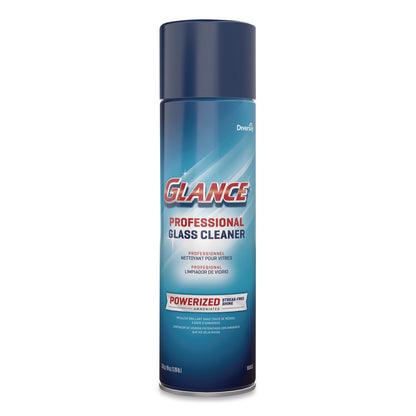 Diversey™ Glance Powerized Glass and Surface Cleaner, Ammonia Scent, 19 oz Aerosol Spray, 12/Carton (DVO101109731)